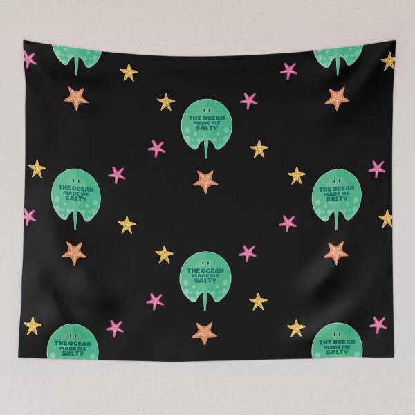 Item preview, The Ocean Made Me Salty Stingray (Sticker Pack of 6) - Save Our Surf designed and sold by WonderWear.