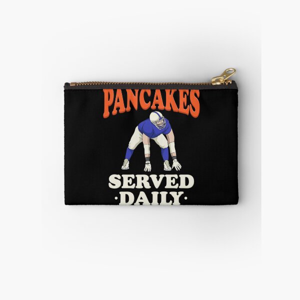 Item preview, Pancakes Served Daily For Offensive Lineman Footballer print designed and sold by AYDreamers.
