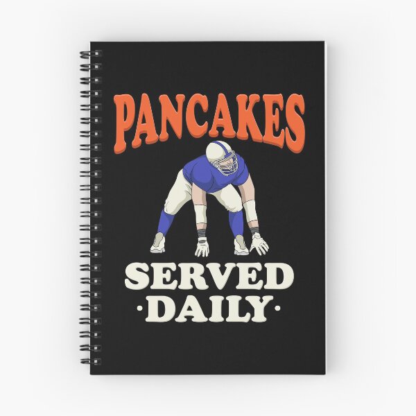 Item preview, Pancakes Served Daily For Offensive Lineman Footballer print designed and sold by AYDreamers.