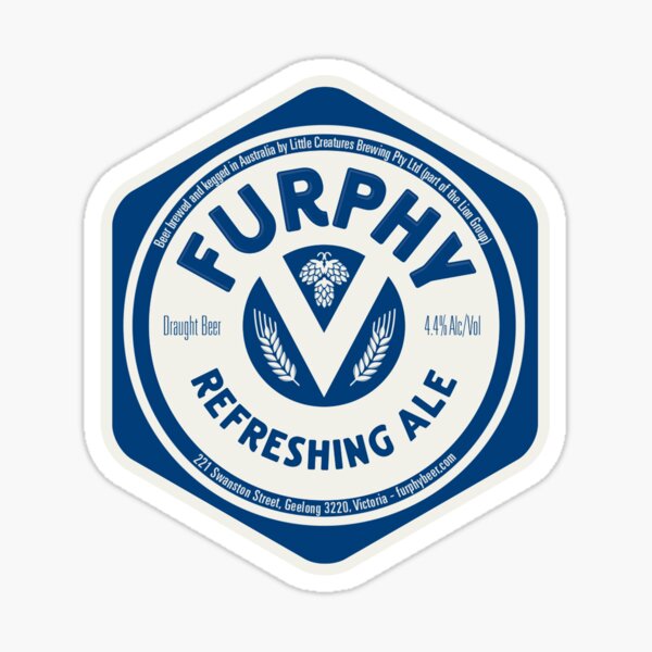 Furphy logo Sticker