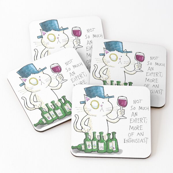 Item preview, Dapper Cat - Wine enthusiast designed and sold by johnnybuzt.