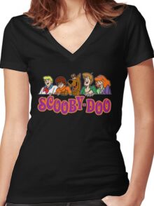 Scooby Doo: Women's Fitted V-Neck T-Shirts | Redbubble