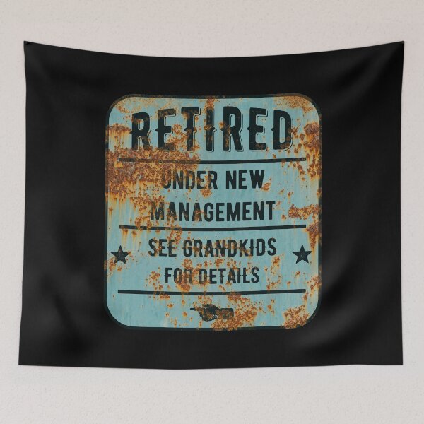 Item preview, Retired Under New Management See Grandkids For Details - Funny Grandparent Gift designed and sold by JordanHolmes.