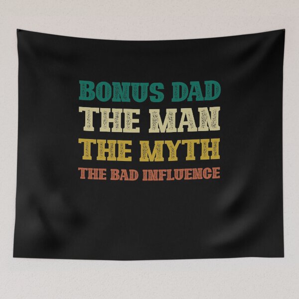 Item preview, Bonus Dad The Man Myth The Bad Influence Retro Gift designed and sold by BaseStore.