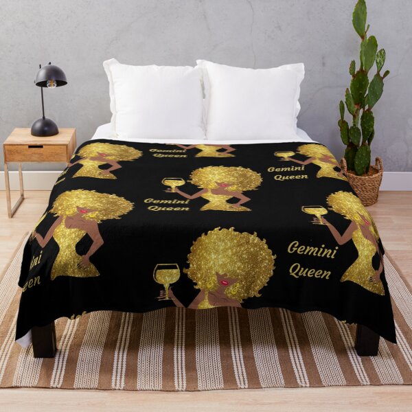 Item preview, Gemini Queen Black Women Afro Hair designed and sold by R&BApparel.