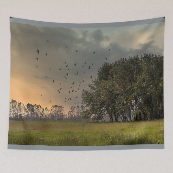 Item preview, Nature sunrise with birds in flight designed and sold by Susan Sheldon.