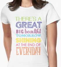 Carousel Of Progress Women's Fitted T-Shirt