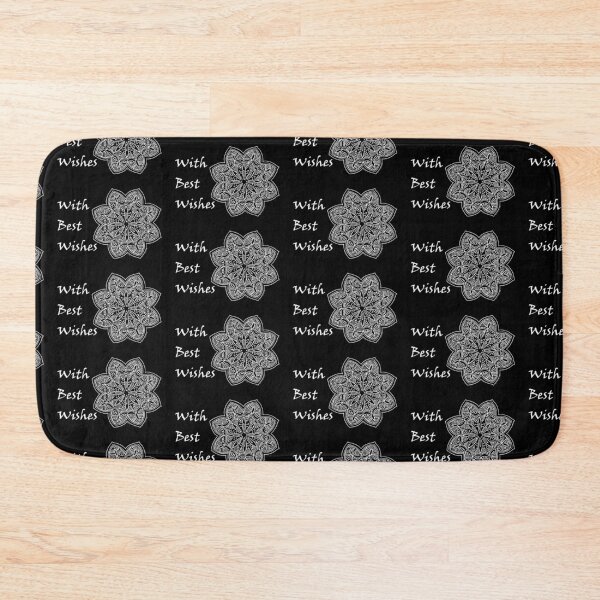 Item preview, Horizontal Mehndi Design White on Black Background Greeting Card designed and sold by Mimsartprojects.