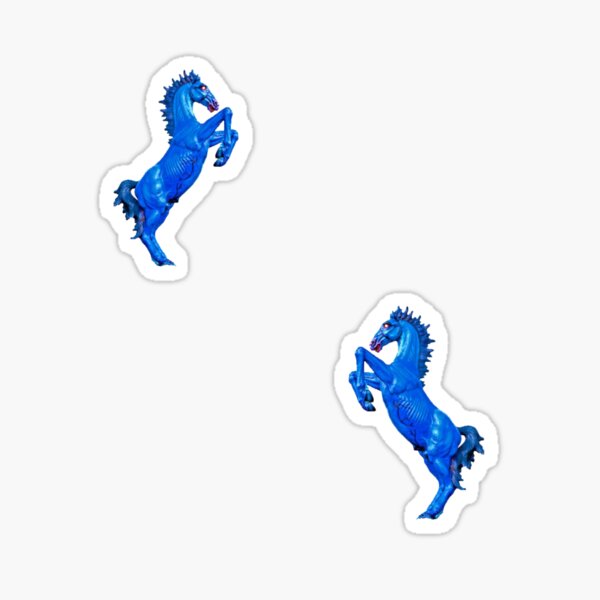 Blucifer Denver Colorado Pattern Sticker