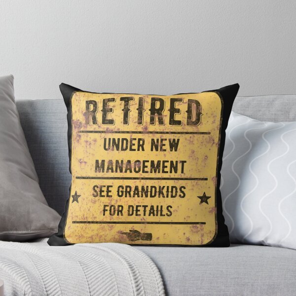 Item preview, Retired Under New Management See Grandkids For Details - Funny Grandparent Gift designed and sold by JordanHolmes.