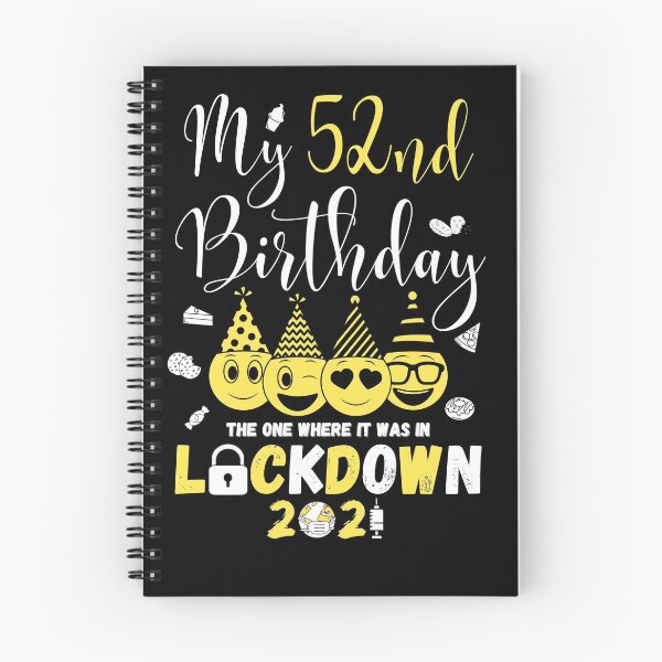 Item preview, 52nd Birthday The One Where It Was In Lockdown 2021 designed and sold by amchtakkosa1.