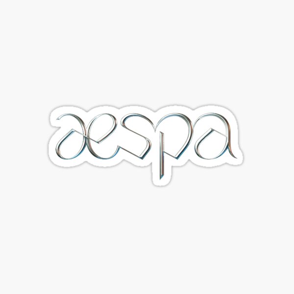 aespa logo Sticker