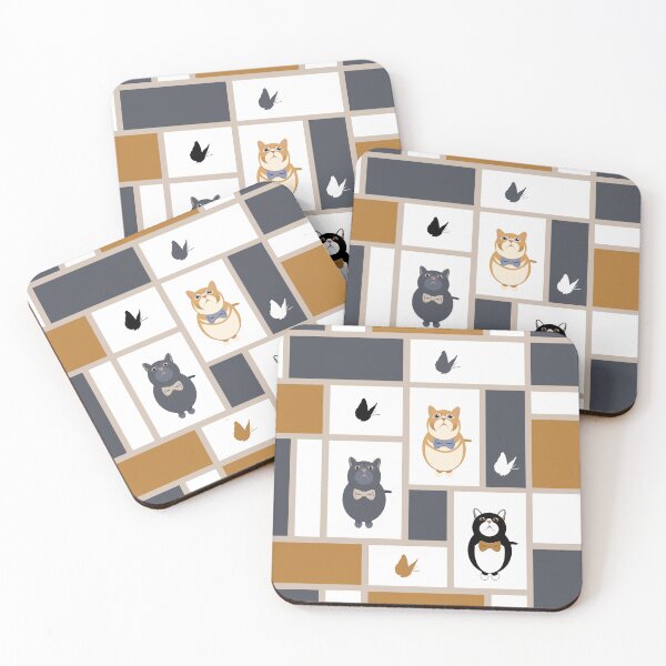 Item preview, Mondrian Chonks and Butterflies designed and sold by 7SistersGraphX.