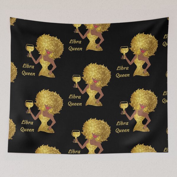 Item preview, Libra Queen Black Women Afro Hair designed and sold by R&BApparel.