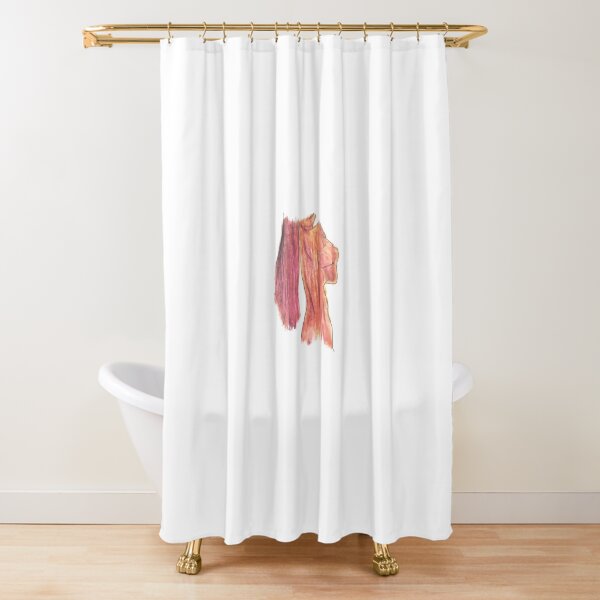 naked lady art print  Shower Curtain