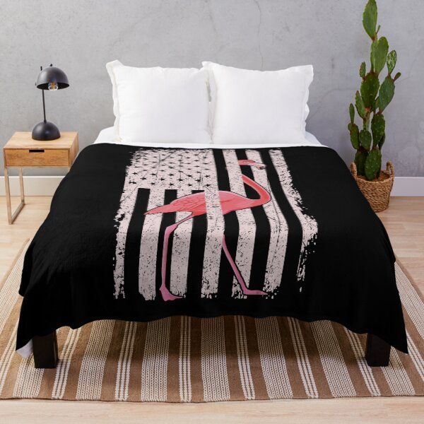Item preview, Funny Pink Flamingo Independence Day USA American Flag designed and sold by BaseStore.