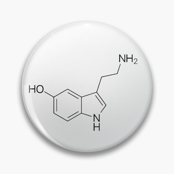 Item preview, Serotonin molecule designed and sold by hmbrttvr.