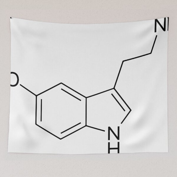 Item preview, Serotonin molecule designed and sold by hmbrttvr.