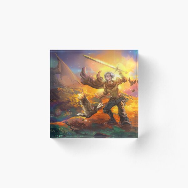 Dragon Blood Cover Print Acrylic Block