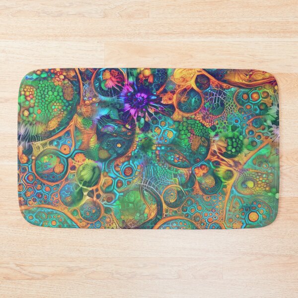 Item preview, Deepdream floral fractalize space abstraction designed and sold by blackhalt.