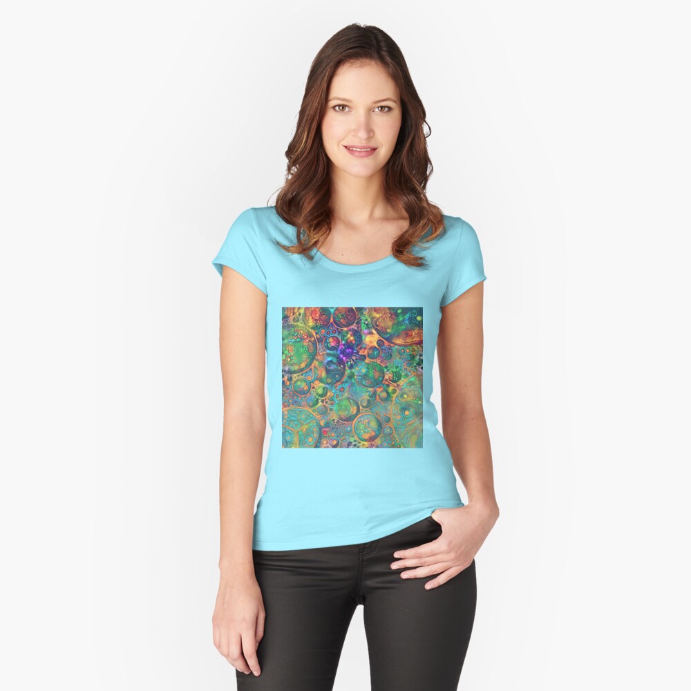 Item preview, Fitted Scoop T-Shirt designed and sold by blackhalt.
