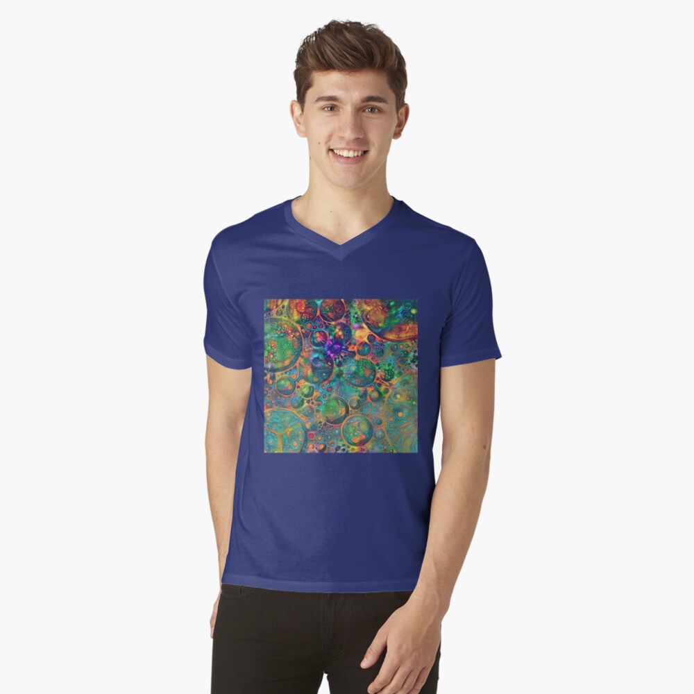 Item preview, V-Neck T-Shirt designed and sold by blackhalt.