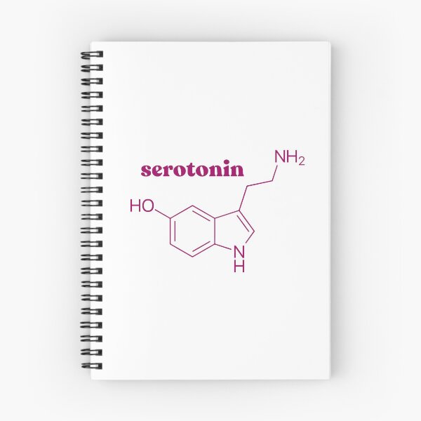 Item preview, Serotonin molecule with name designed and sold by hmbrttvr.