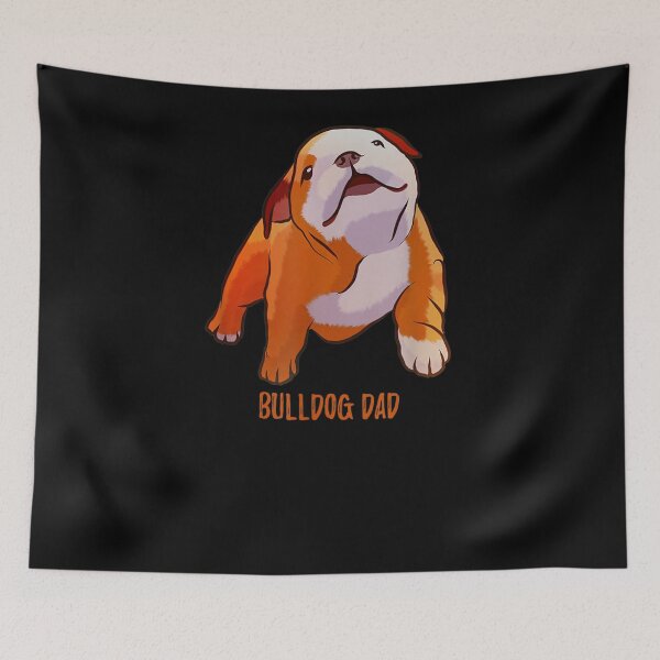 Item preview, Mens Vintage Retro English Bulldog Dad Funny Dad/father's Day designed and sold by shirleyfinley.