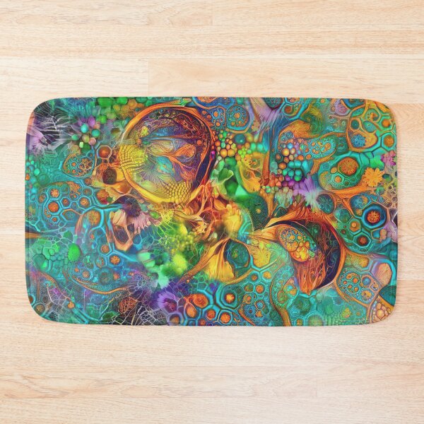 Item preview, Deepdream floral fractalize space abstraction designed and sold by blackhalt.