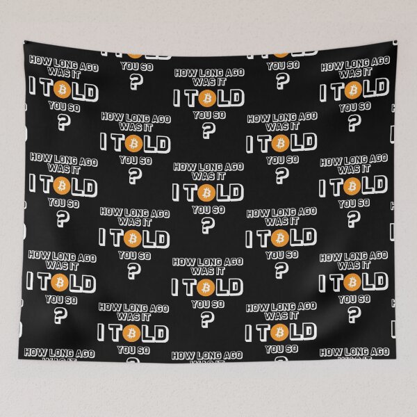 Item preview, Bitcoin I told you So. Buy Bitcoin BTC designed and sold by BitcoinBros.