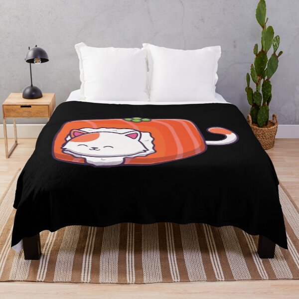 Item preview, Cute funny cat wrapped in sushi designed and sold by Cutefy.