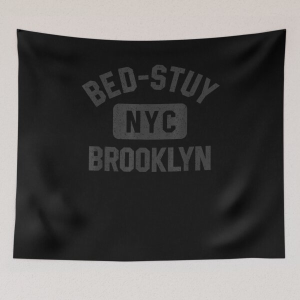Item preview, Bed Stuy Brooklyn Nyc Gym Style Black W Distress Black Print designed and sold by shirleyfinley.