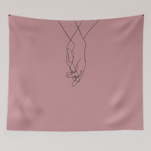 Item preview, Hands Line Drawing Print, Holding Hands Wall Art, Couple Sketch Print, Minimalist Wall Art, Fine Line Art, Instant Download, One Line Poster designed and sold by FirSen.