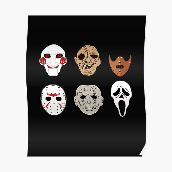 Halloween Horror Movie Hockey Mask All Over Coffee Mug 