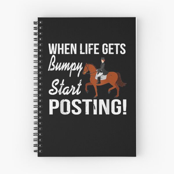 Item preview, Cute Horse When Life Gets Bumpy Start Posting designed and sold by shirleyfinley.