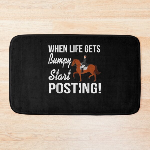 Item preview, Cute Horse When Life Gets Bumpy Start Posting designed and sold by shirleyfinley.