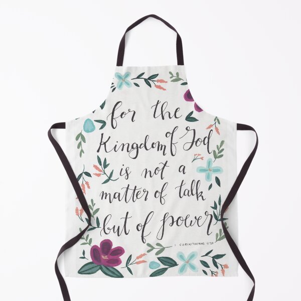 Item preview, 1 Corinthians 4:20 Lettering Flowers designed and sold by stellaerosae.
