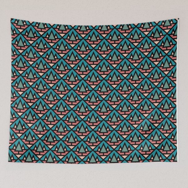 Item preview, Adventure Triple Pine Tree Pattern  designed and sold by bunnyboiler.