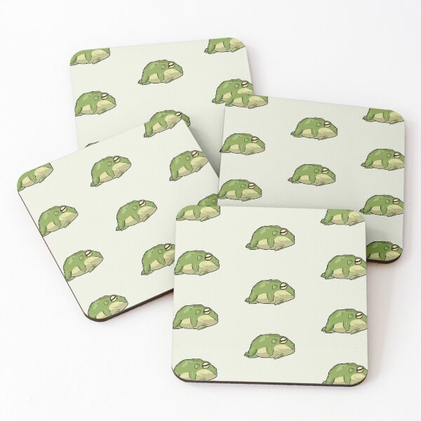 Item preview, tired frog designed and sold by llartshop.