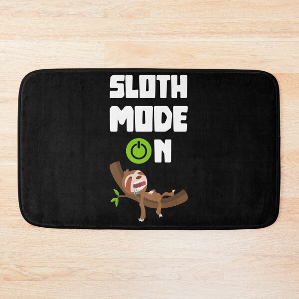 Item preview, Sloth Mode On Sleeping Sloth Illustration designed and sold by BaseStore.