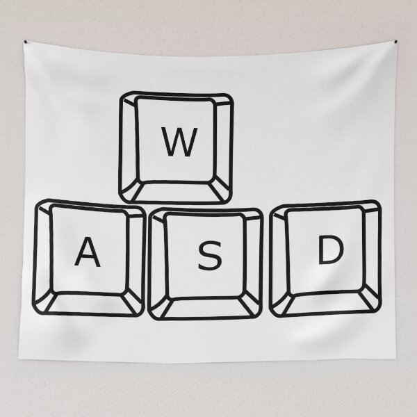 Item preview, W A S D Keys designed and sold by jaileib.