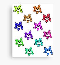 Rainbow Buers Canvas Print