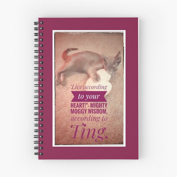 Item preview, Mighty Moggy "Ting's" words of wisdom. (part of the "feel goods" collection). designed and sold by ChaChings.