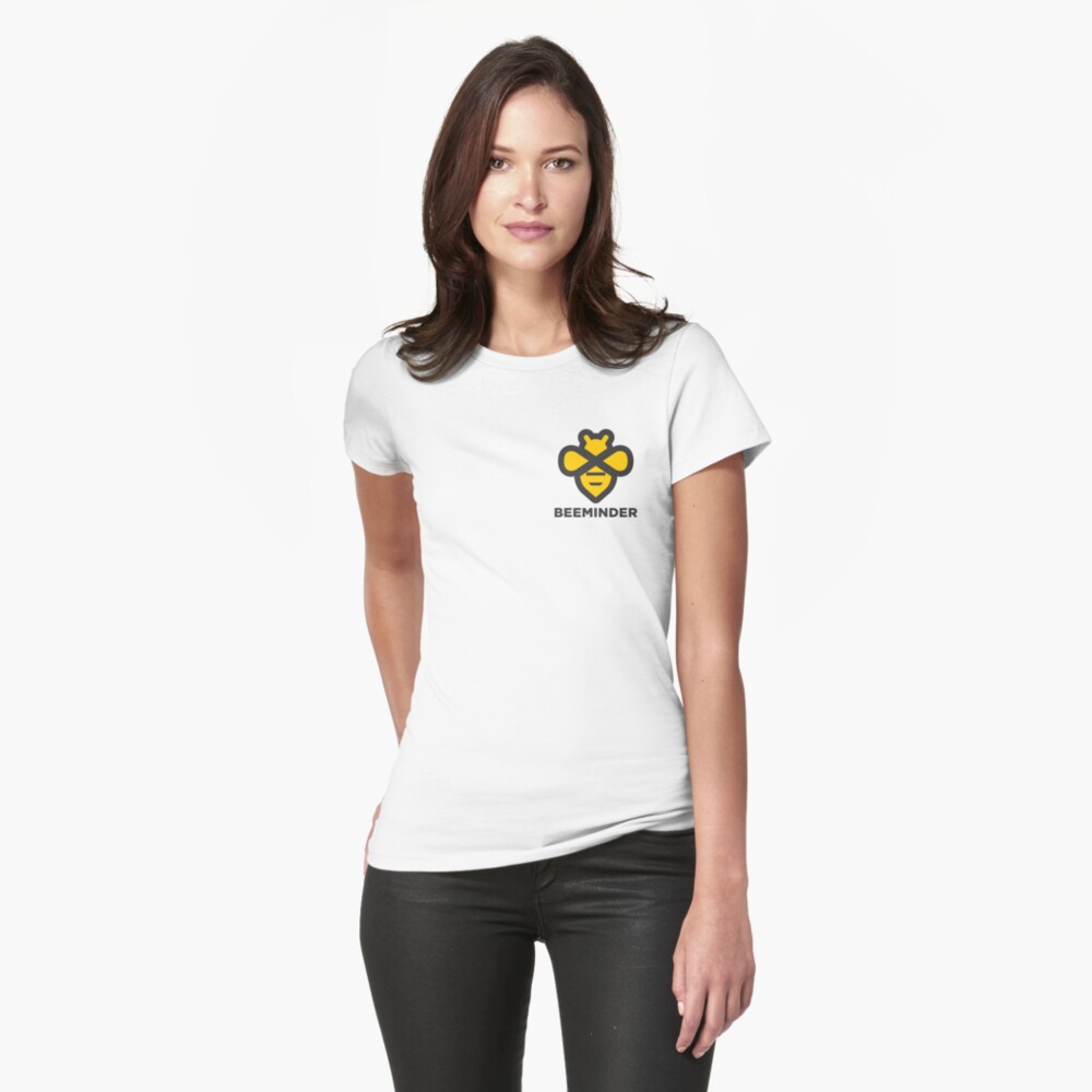 Item preview, Fitted T-Shirt designed and sold by Beeminder.