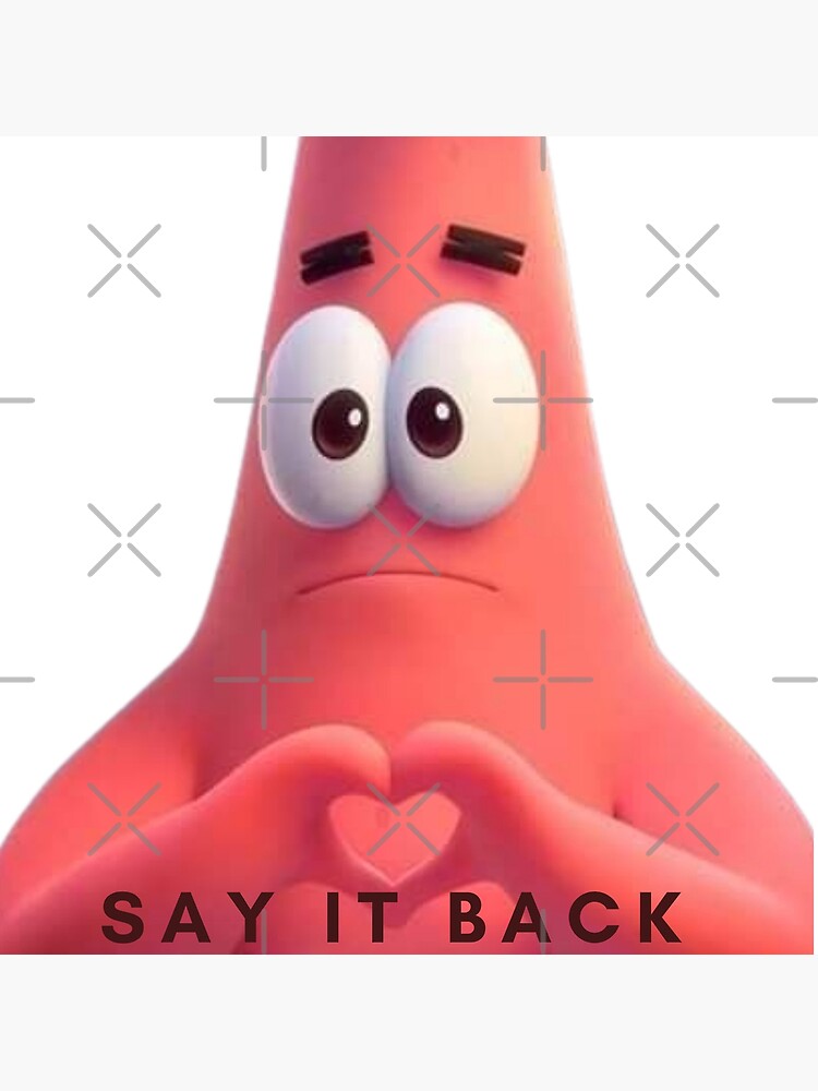 "Spongebob™ Patrick "Say it back" Meme" Metal Print for Sale by daeNY