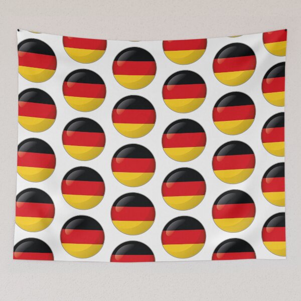 Artikelvorschau, Symbol, das die runde Schaltfläche „Deutschlandflagge“ darstellt. Ideal für Kataloge institutioneller Materialien und Geographie entworfen und verkauft von LucianoCosmo.