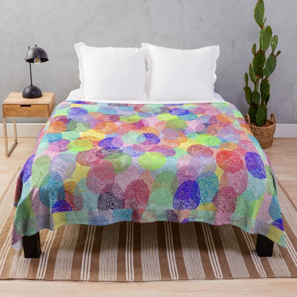 Item preview, Thumbprint  Colorful Abstract Pattern Fingerprints designed and sold by hempress.
