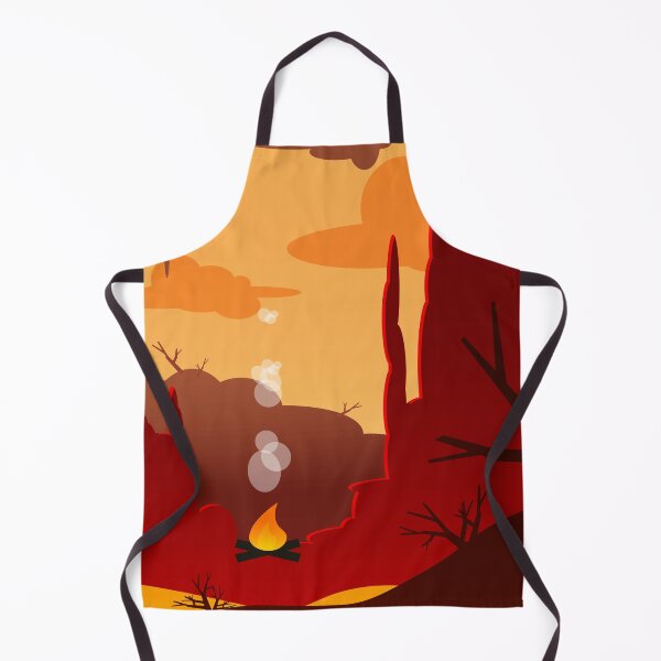 Item preview, Warm Desert Campfire Badlands Nature Scene designed and sold by Siraccha.