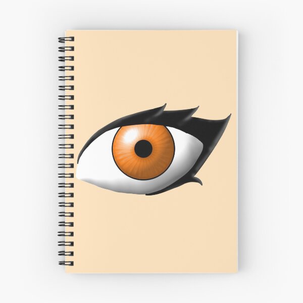 Artikelvorschau, Hellorangees Auge im Anime-Stil (heller Hautton) entworfen und verkauft von RayRayViolet.