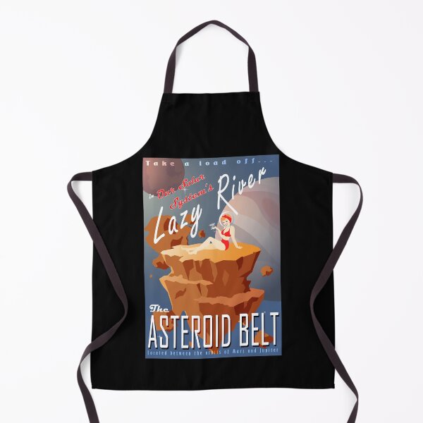 Item preview, Coolin' in the Asteroid Belt Funny Retro Space Travel Ad Poster Design designed and sold by Siraccha.